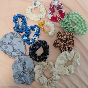 Lot Of 12 Scrunchies